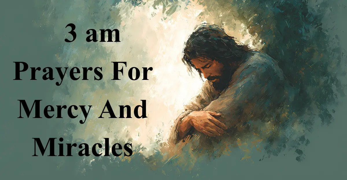 3 am Prayers For Mercy And Miracles
