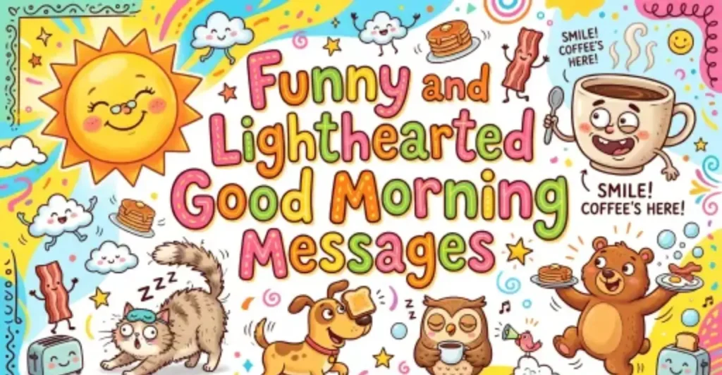 Funny and Lighthearted Good Morning Messages