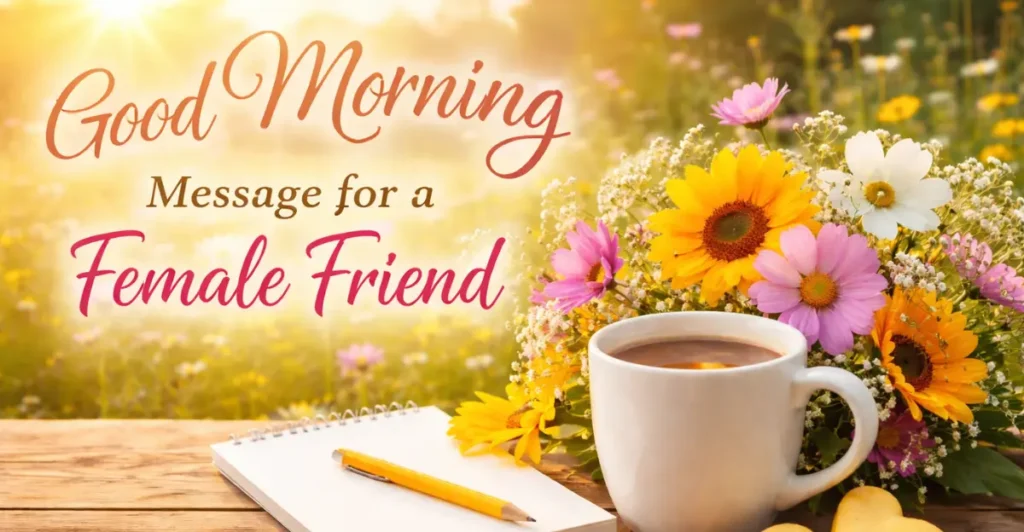 Good Morning Message for a Female Friend