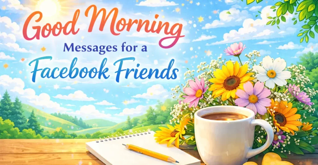 Good Morning Messages for Facebook Friends