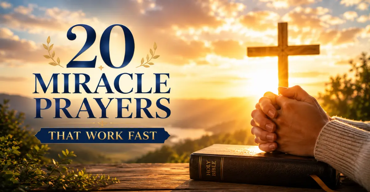 20 Miracle Prayers That Work Fast