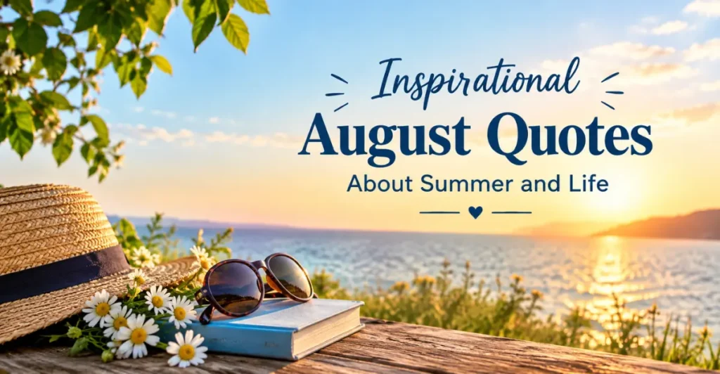Inspirational August Quotes About Summer and Life
