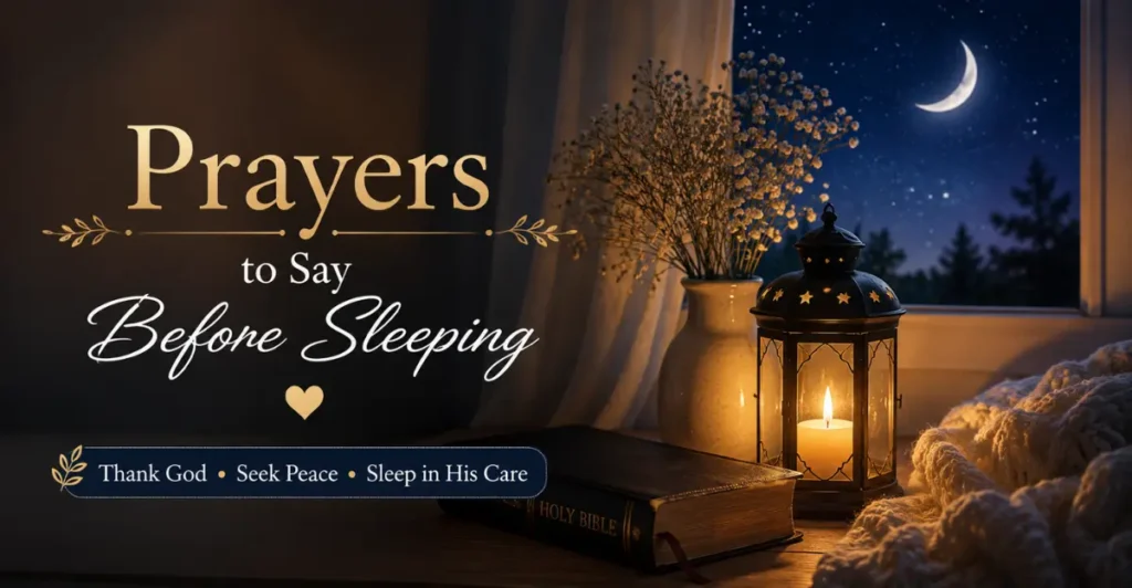 Prayers to Say Before Sleeping