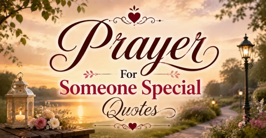 Prayer For Someone Special Quotes