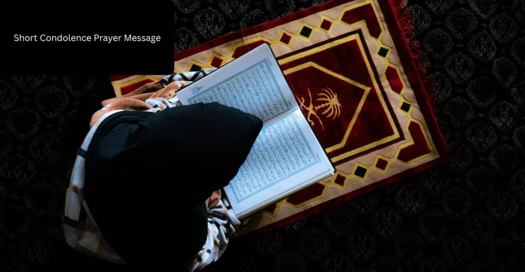 Short Condolence Prayer Message