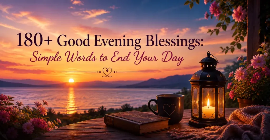 180+ Good Evening Blessings: Simple Words to End Your Day
