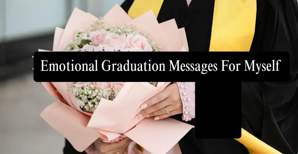 Emotional Graduation Messages For Myself