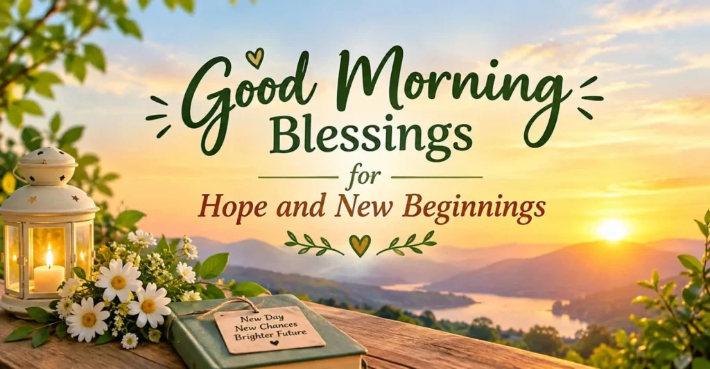 Good Morning Blessings for Hope & New Beginnings