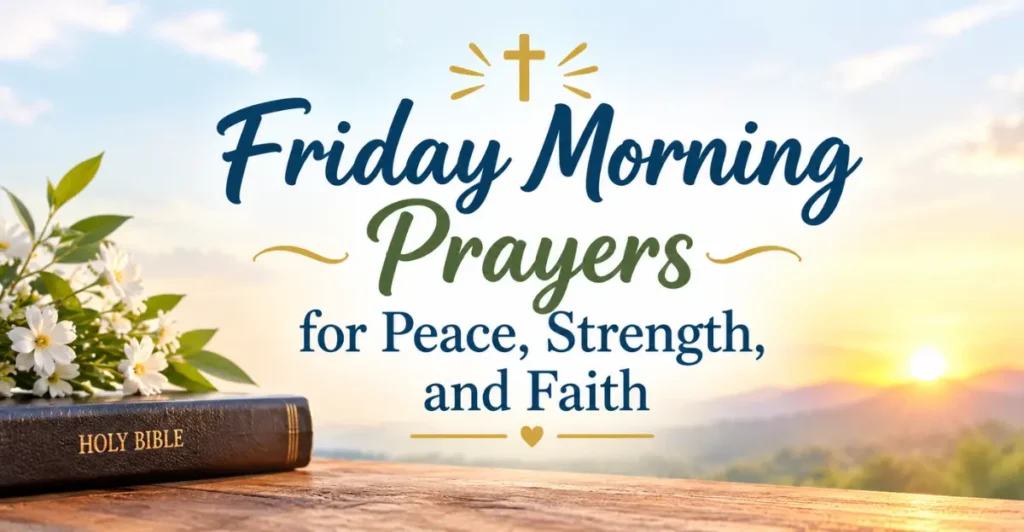 Friday Morning Prayers for Peace, Strength, and Faith