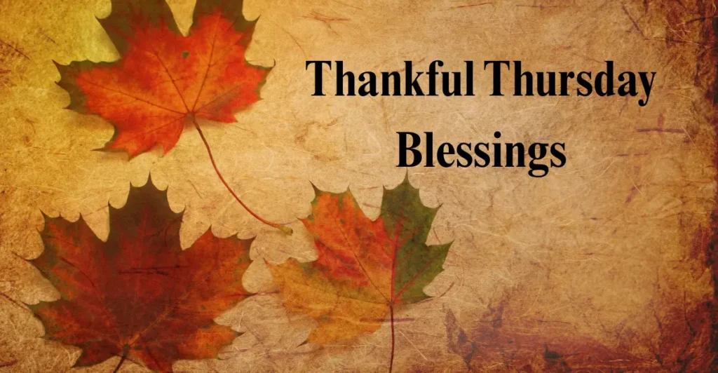Thankful Thursday Blessings