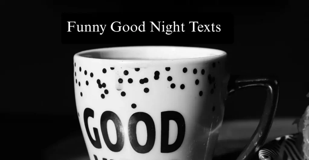 Funny Good Night Texts
