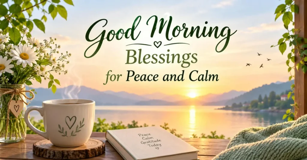 Good Morning Blessings for Peace & Calm